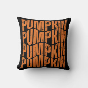 PUMPKIN TYPOGRAPHY GIFT KISSEN