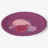 Pumpkin um darüber zu reden pappteller (Schrägansicht)