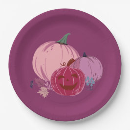 Pumpkin um darüber zu reden pappteller