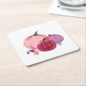 Pumpkin um darüber zu reden rechteckiger pappuntersetzer (angewinkelt)