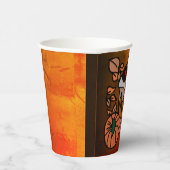 Pumpkin und Augenbrauen für Perfektion Pappbecher (Rechts)