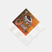 Pumpkin und Augenbrauen für Perfektion Serviette (Ecke)