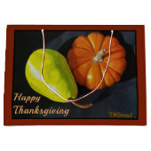 Pumpkin und Birne große Geschenktasche Große Geschenktüte (Vorderseite)