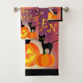 Pumpkin und Black Cats Badetuch Set (Insitu)