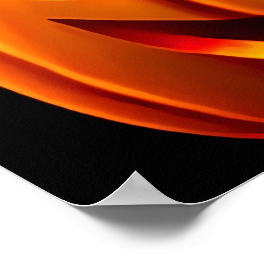 Pumpkin und eine junge Dame | AI Art Poster (Ecke)