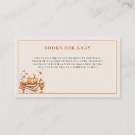 Pumpkin und Gewürz und alles Nizza Baby Dusche Begleitkarte