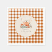 Pumpkin und Gewürz und alles Nizza Baby Dusche Serviette (Vorderseite)