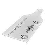 Pumpkin und lustige Meeresfrüchte Anführungsbrett Schneidebrett (Ecke)