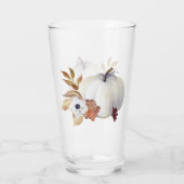Pumpkin und Magnolia-Herbstfarben Glas (Rückseite)
