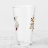 Pumpkin und Magnolia-Herbstfarben Glas (Links)