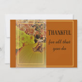 Pumpkin und Mehm 2 / dankbar / 5" x 7" Postkarte (Vorderseite)