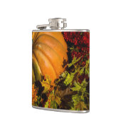 Pumpkin- und Mum-Arrangement Flachmann (Links)