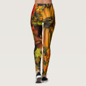 Pumpkin- und Mum-Arrangement Leggings (Rückseite)