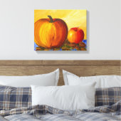 Pumpkin und Nuts Canvas Print Leinwanddruck (Insitu (Schlafzimmer))
