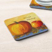 Pumpkin und Nuts Getränkeuntersetzer (Linke Seite)