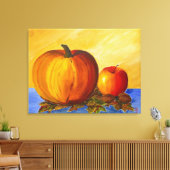 Pumpkin und Nuts Leinwanddruck (Insitu (Wohnzimmer))