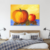 Pumpkin und Nuts Leinwanddruck (Insitu (Schlafzimmer))