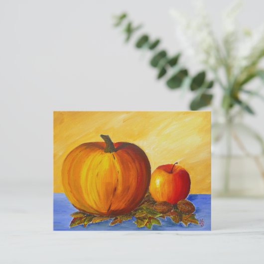 Pumpkin und Nuts Postkarte (Stehend Vorderseite)