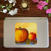 Pumpkin und Nuts Quadratischer Aufkleber