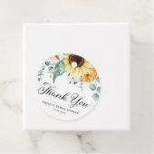 Pumpkin und Sonnenblumen Fall Brautparty Vielen Da Geschenkanhänger (Beispiel)