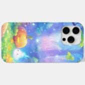Pumpkin und spielerische Geister Case-Mate iPhone Hülle (Rückseite (Horizontal))