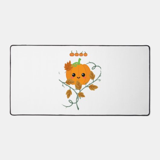 Pumpkin- und Weinkleber Schreibtischunterlage (Vorderseite)