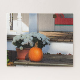 Pumpkin und White Mums - Martha's Vineyard Puzzle