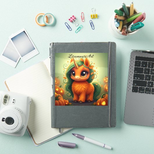 Pumpkin Unicorn Aufkleber (iPad Hülle)