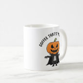 Pumpkin Vampire Kaffeetasse (VorderseiteRechts)