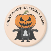 Pumpkin Vampire Magnet (Vorne)