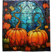 Pumpkin verketteter Glasduschvorhang Duschvorhang (Vorderseite)