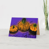 Pumpkin-Verschwörung 12x18 Faltkarte Einladung (Vorderseite)