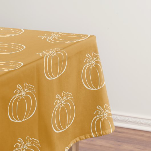 Pumpkin Vine Herbstfallen Erntedank Design Tischdecke (Beispiel)