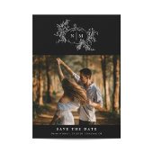 Pumpkin Vines Monogram Wedding Save The Date