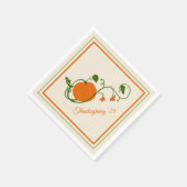 Pumpkin Vines Serviette (Ecke)