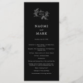 Pumpkin Vines Wedding Program Programm (Vorderseite)