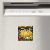 Pumpkin-Vintag-Etikett Magnet (In Situ (Geschirrspüler))