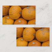 Pumpkin-Visitenkarte Visitenkarte (Vorne/Hinten)