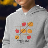 Pumpkin vs. Apple Fall Halloween Hoodie