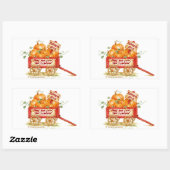 Pumpkin Wagon Halloween Stickers (Blatt)