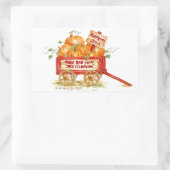 Pumpkin Wagon Halloween Stickers (Tasche)