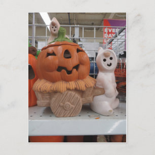 Pumpkin Wagon Postkarte