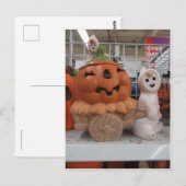 Pumpkin Wagon Postkarte (Vorne/Hinten)