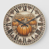  Pumpkin - Wall Clock  Große Wanduhr (Vorderseite)