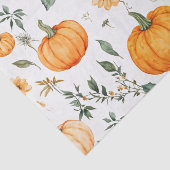 Pumpkin Wasserfarbe Herbstmuster für Herbst Seidenpapier (Ausschnitt)