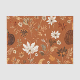 Pumpkin Wasserfarbe Herbstmuster für Herbst Seidenpapier