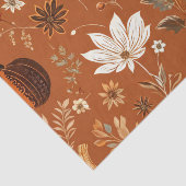 Pumpkin Wasserfarbe Herbstmuster für Herbst Seidenpapier (Ausschnitt)