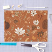 Pumpkin Wasserfarbe Herbstmuster für Herbst Seidenpapier (Handwerk)