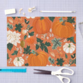 Pumpkin Wasserfarbe Herbstmuster für Herbst Seidenpapier (Handwerk)