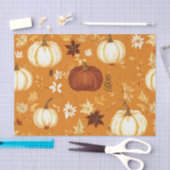Pumpkin Wasserfarbe Herbstmuster für Herbst Seidenpapier (Handwerk)